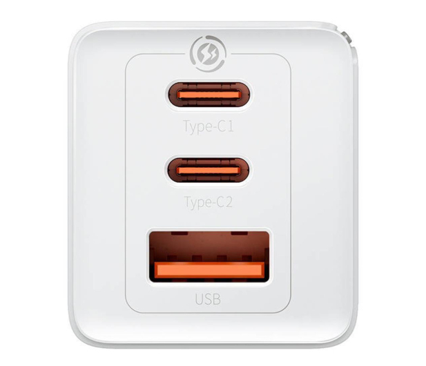 BASEUS GaN5 pro 65W EU Kabel USB-C 1m (white) CCGP120202 - 1151980 - zdjęcie 2
